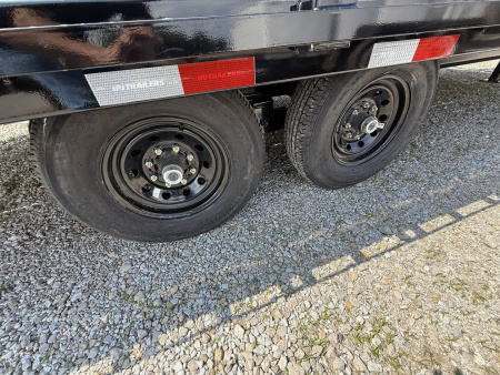 New 2026 PJ Trailers T8222 Tilt Trailer DECKOVER 102X22 TA (GVW:14000) BLACK