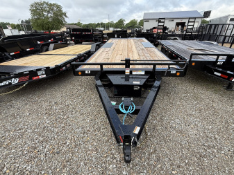 New 2026 PJ Trailers T8222 Tilt Trailer DECKOVER 102X22 TA (GVW:14000) BLACK