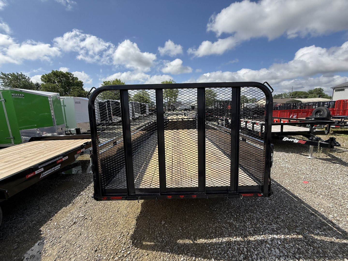 New 2025 PJ Trailers UL182 Utility Trailer 83X18 TA STRAIGHT DECK(GVW:7000) BLACK METAL SIDES