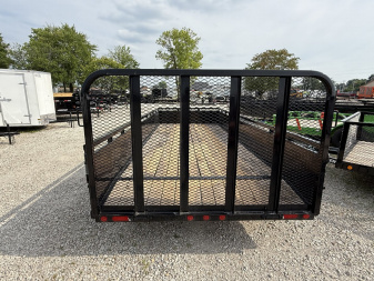 New 2025 PJ Trailers UL182 Utility Trailer 83X18 TA DOVETAIL(GVW:7000) BLACK METAL SIDES