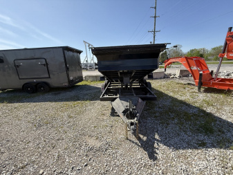 New 2025 RAWMAXX MDX12BP10K Dump Trailer 77x12 TA (GVW:10000) JET BLACK