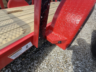 New 2025 RAWMAXX UTX1277BP3.5K Utility Trailer 77X12 SA (GVW:2900) RUBY RED/BLACK