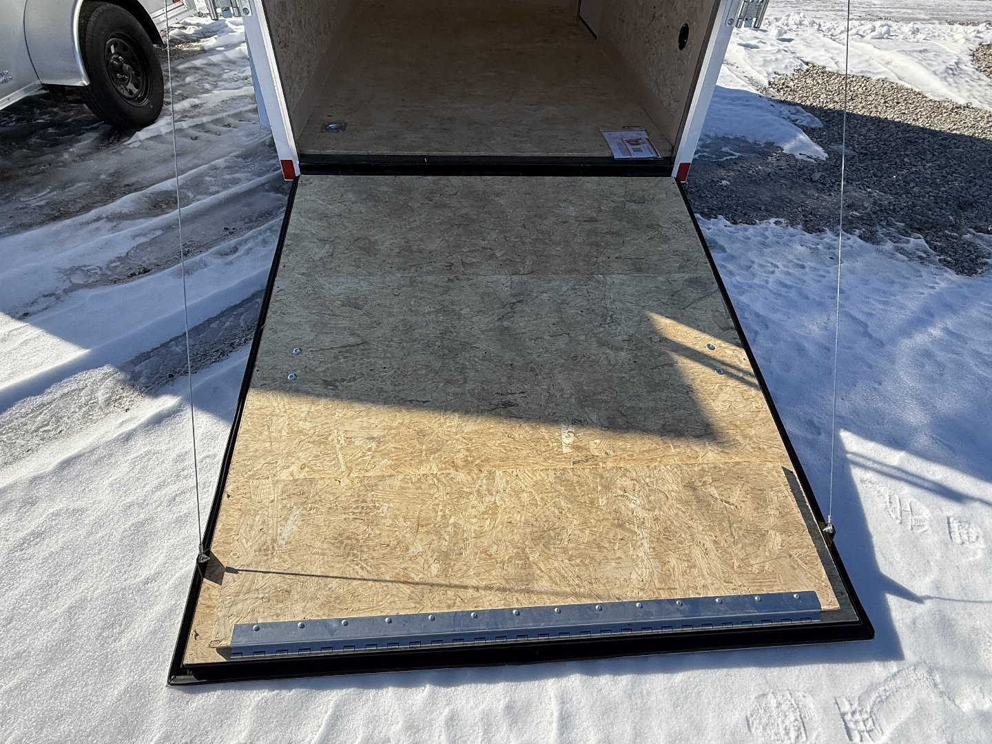 New 2025 WELLS CARGO FT610S2-D Cargo / Enclosed Trailer 6X10 SA RAMP DOOR (GVW:2990) WHITE