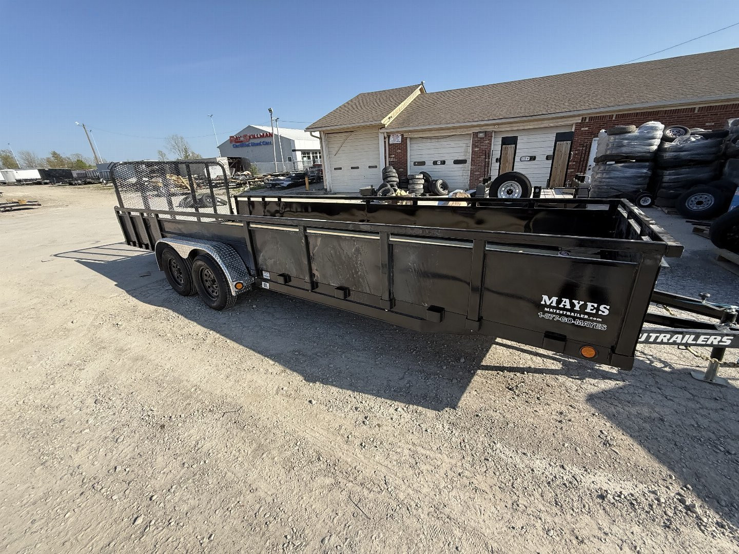 New 2025 PJ Trailers UL222 Utility Trailer 83X22 TA STRAIGHT DECK (GVW:7000) BLACK METAL SIDES