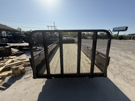 New 2025 PJ Trailers UL222 Utility Trailer 83X22 TA STRAIGHT DECK (GVW:7000) BLACK METAL SIDES