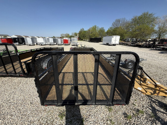 New 2025 PJ Trailers UL222 Utility Trailer 83X22 TA DOVETAIL(GVW:7000) BLACK METAL SIDES