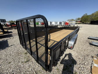New 2025 PJ Trailers UL222 Utility Trailer 83X22 TA DOVETAIL(GVW:7000) BLACK METAL SIDES
