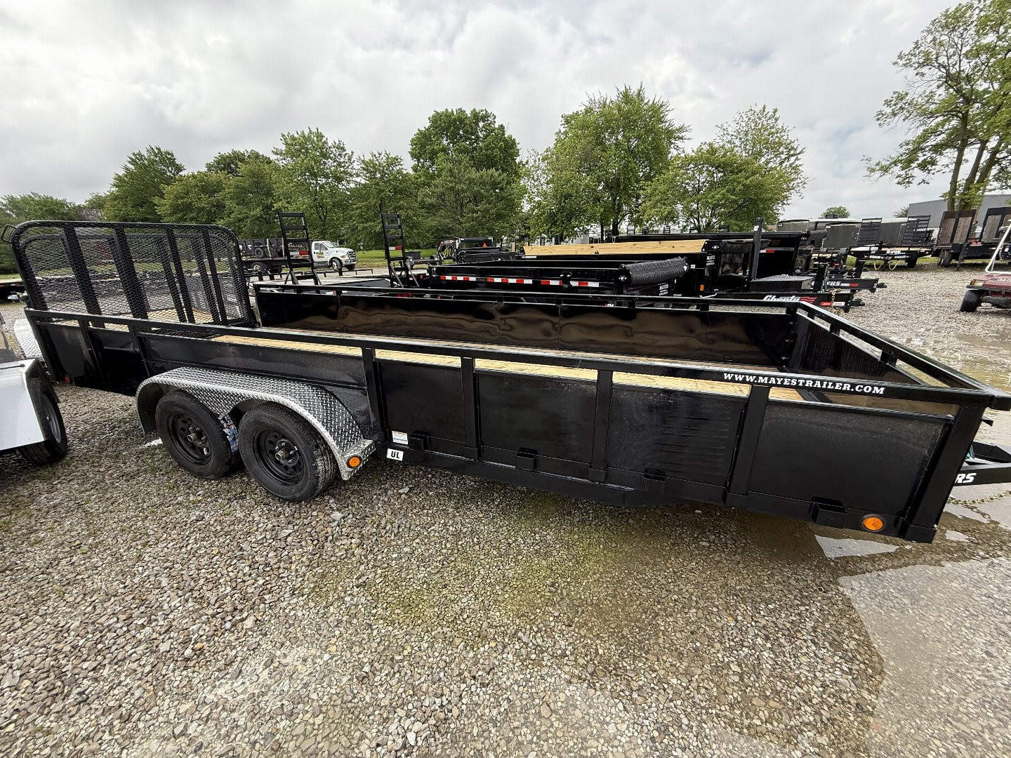 New 2026 PJ Trailers UL202 Utility Trailer 83X20 TA STRAIGHT DECK(GVW:7000) BLACK METAL SIDES