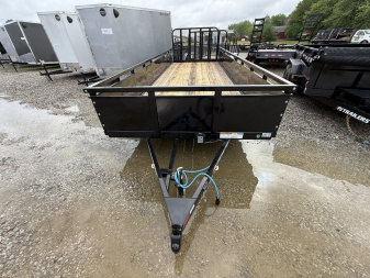 New 2026 PJ Trailers UL202 Utility Trailer 83X20 TA STRAIGHT DECK(GVW:7000) BLACK METAL SIDES