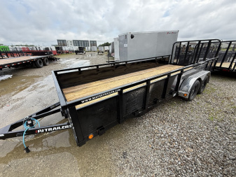 New 2026 PJ Trailers UL202 Utility Trailer 83X20 TA STRAIGHT DECK(GVW:7000) BLACK METAL SIDES
