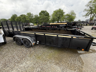 New 2026 PJ Trailers UL202 Utility Trailer 83X20 TA STRAIGHT DECK(GVW:7000) BLACK METAL SIDES