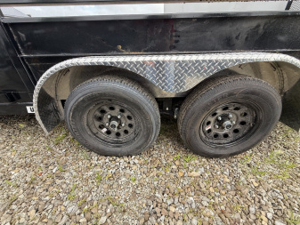 New 2026 PJ Trailers UL202 Utility Trailer 83X20 TA STRAIGHT DECK(GVW:7000) BLACK METAL SIDES