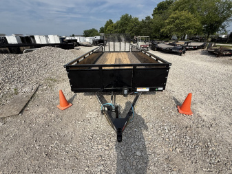 New 2026 PJ Trailers UL202 Utility Trailer 83X20 TA STRAIGHT DECK(GVW:7000) BLACK METAL SIDES
