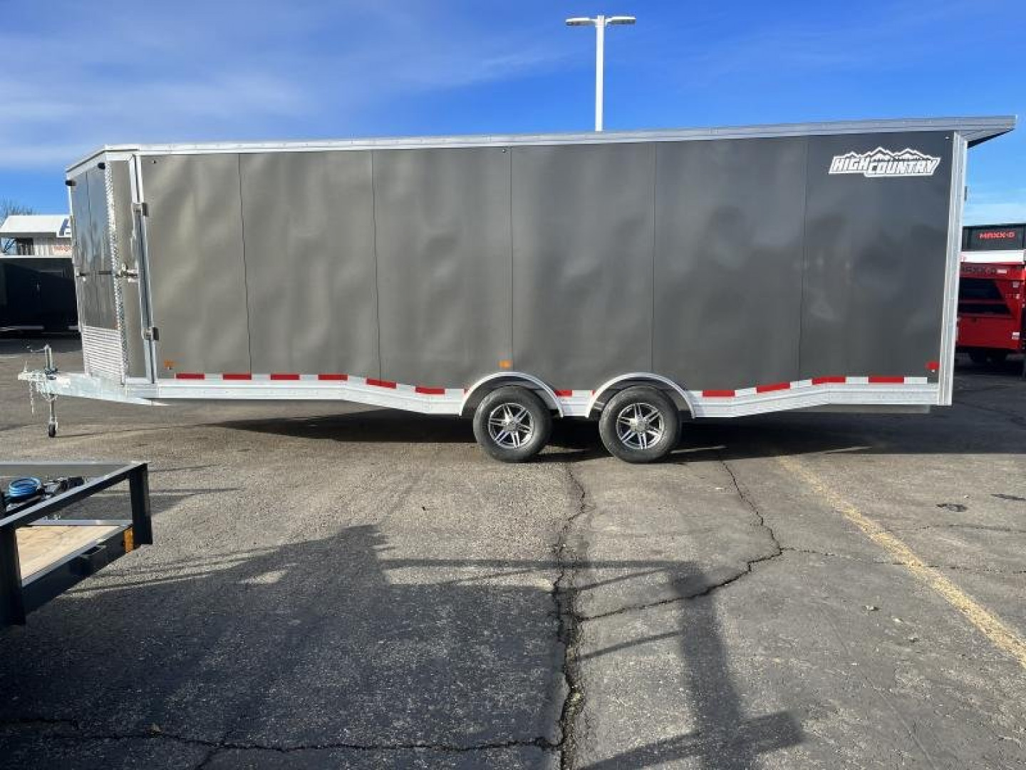 New 2023 ALCOM 10K Sled Cargo / Enclosed Trailer