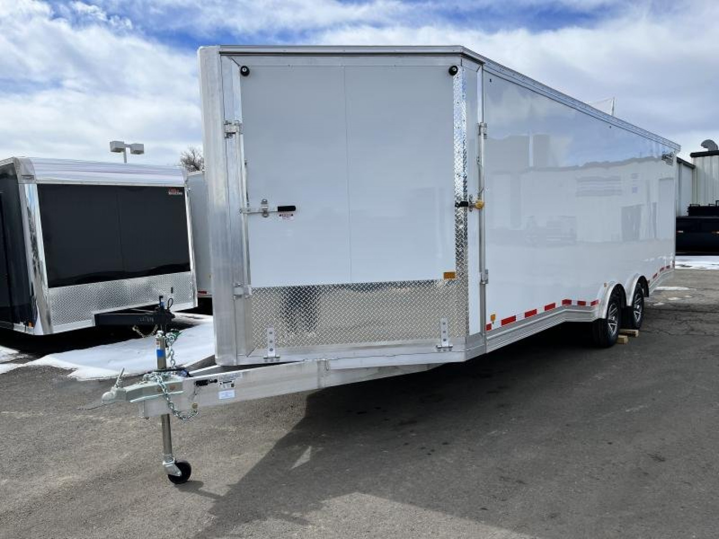 New 2023 ALCOM Enclosed Sled 10K Cargo / Enclosed Trailer