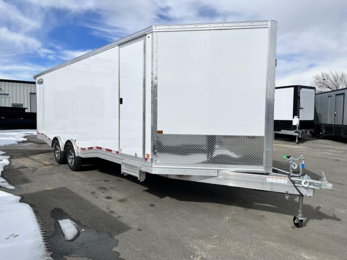 New 2023 ALCOM Enclosed Sled 10K Cargo / Enclosed Trailer
