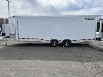 New 2023 ALCOM Enclosed Sled 10K Cargo / Enclosed Trailer