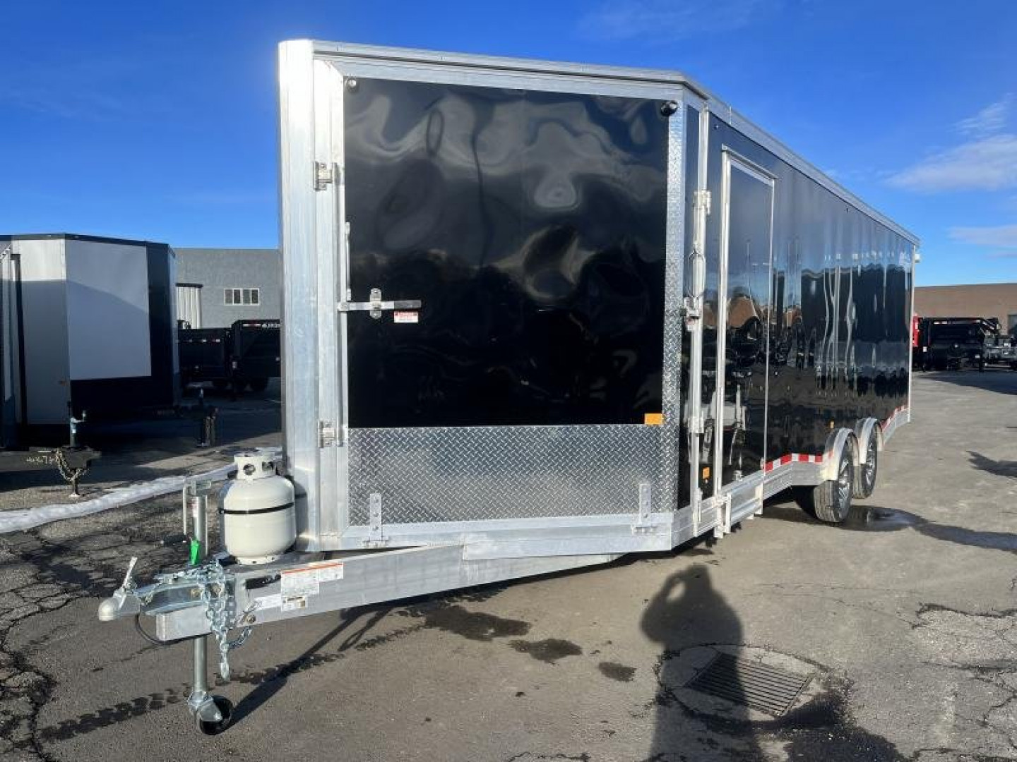 New 2023 ALCOM 10K Sled Cargo / Enclosed Trailer