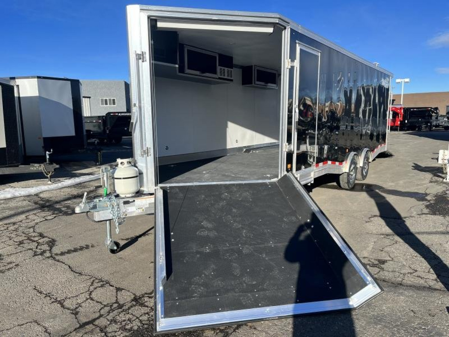 New 2023 ALCOM 10K Sled Cargo / Enclosed Trailer
