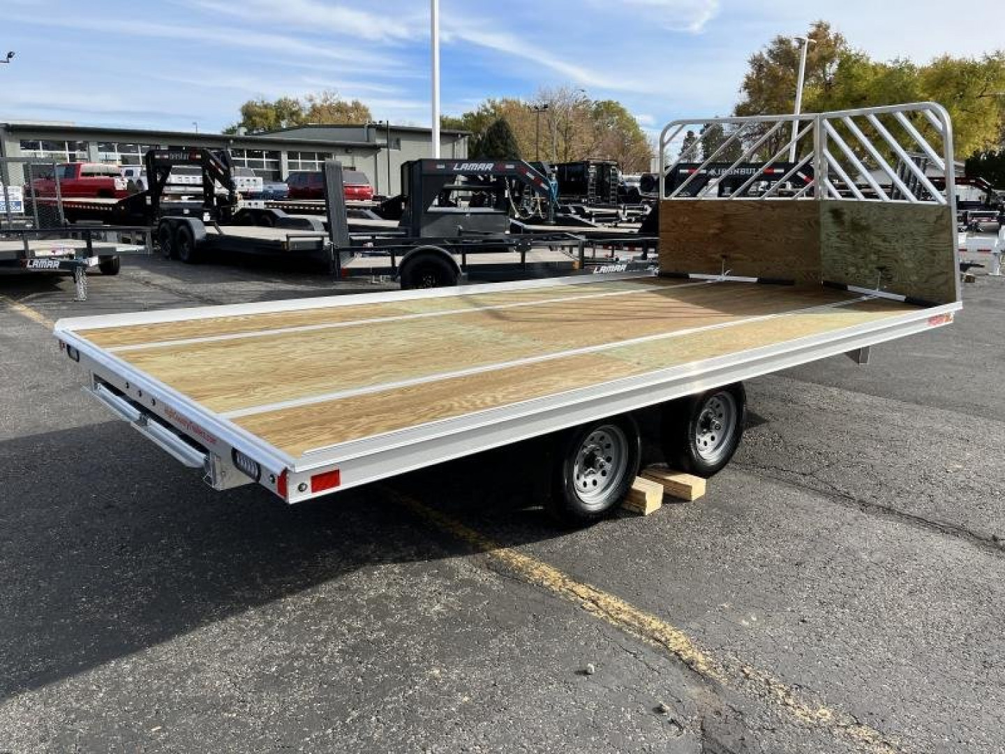 New 2022 ALCOM Open Snow Utility Trailer