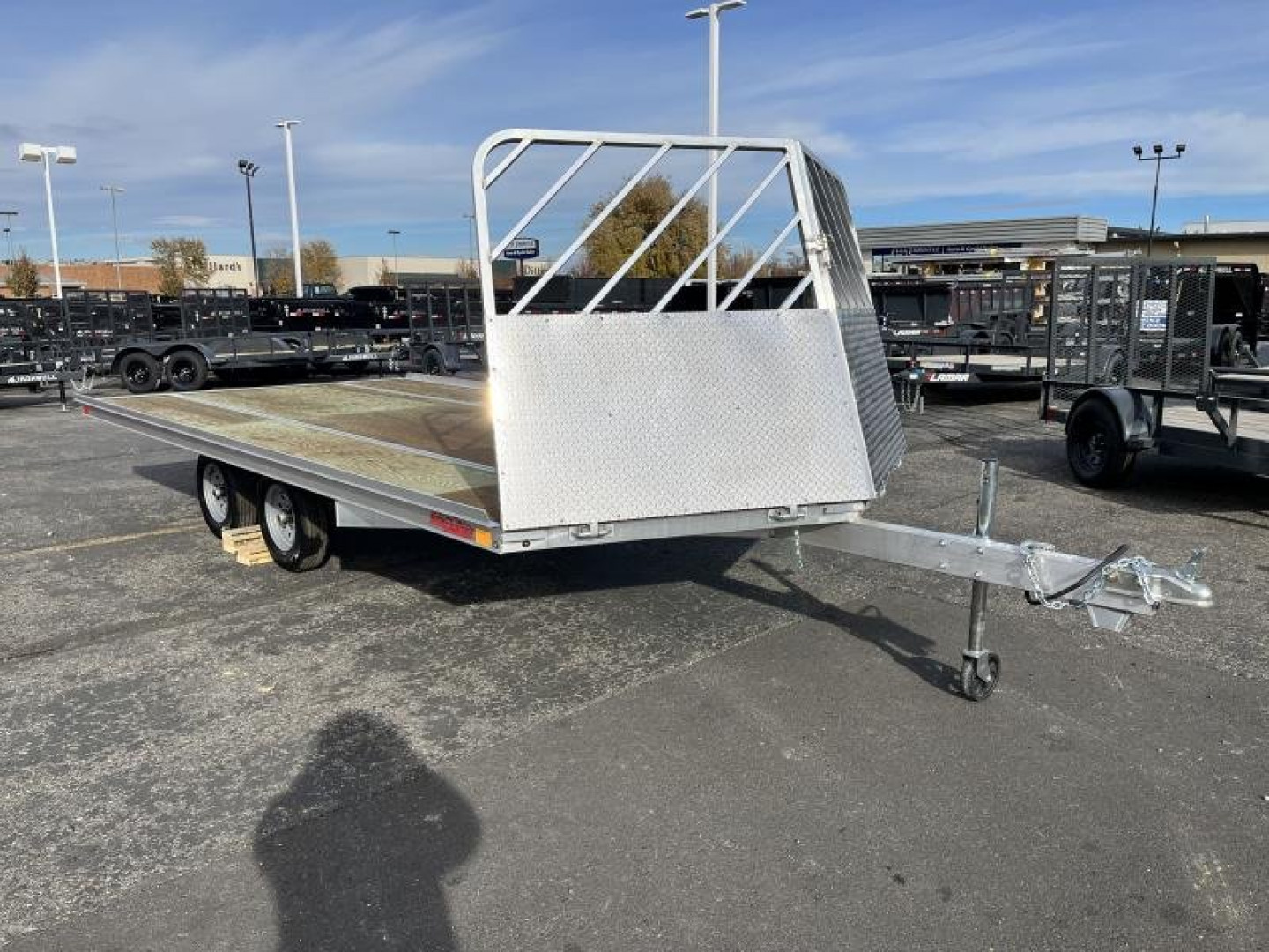 New 2022 ALCOM Open Snow Utility Trailer