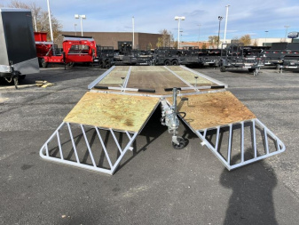 New 2022 ALCOM Open Snow Utility Trailer