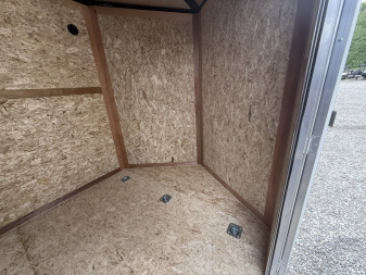 New 2025 CARGO MATE EHW716TA2-24 Cargo / Enclosed Trailer 7X16 TA RAMP DOOR (GVW:7000) WHITE