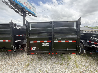 New 2026 PJ Trailers DT142 Dump Trailer 83X14 VOYAGER TA TELESCOPIC 48" HIGH SIDES (GVW:14000) BLACK