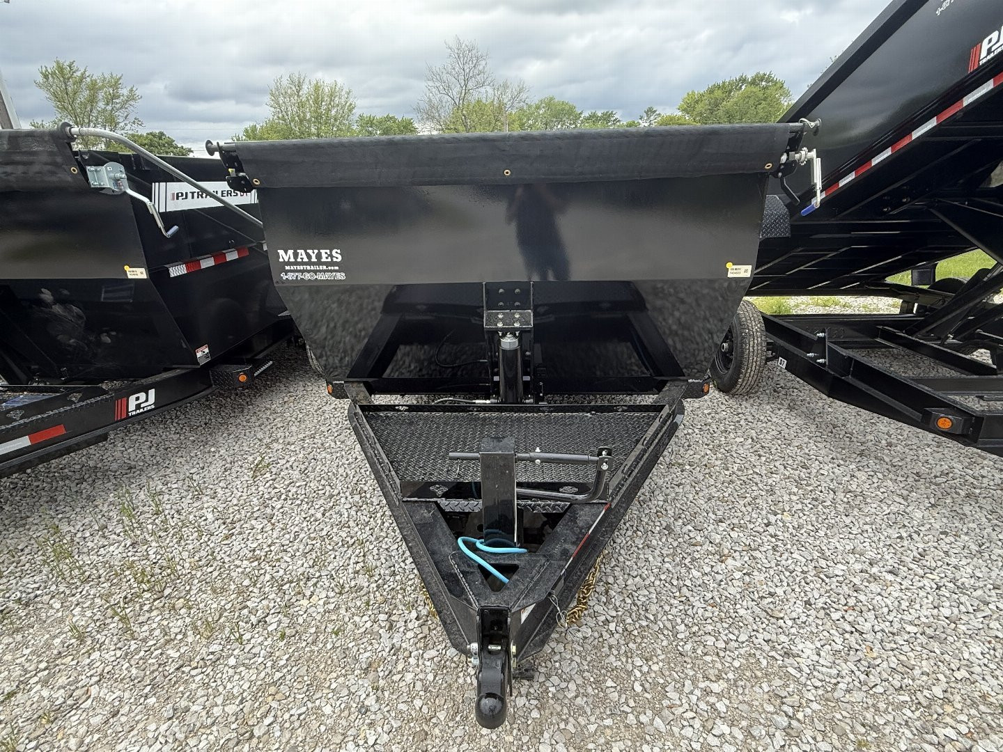 New 2026 PJ Trailers DT142 Dump Trailer 83X14 TA TELESCOPIC 48" HIGH SIDES (GVW:14000) BLACK