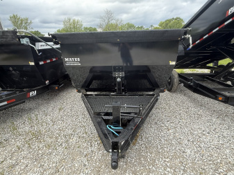 New 2026 PJ Trailers DT142 Dump Trailer 83X14 TA TELESCOPIC 48" HIGH SIDES (GVW:14000) BLACK