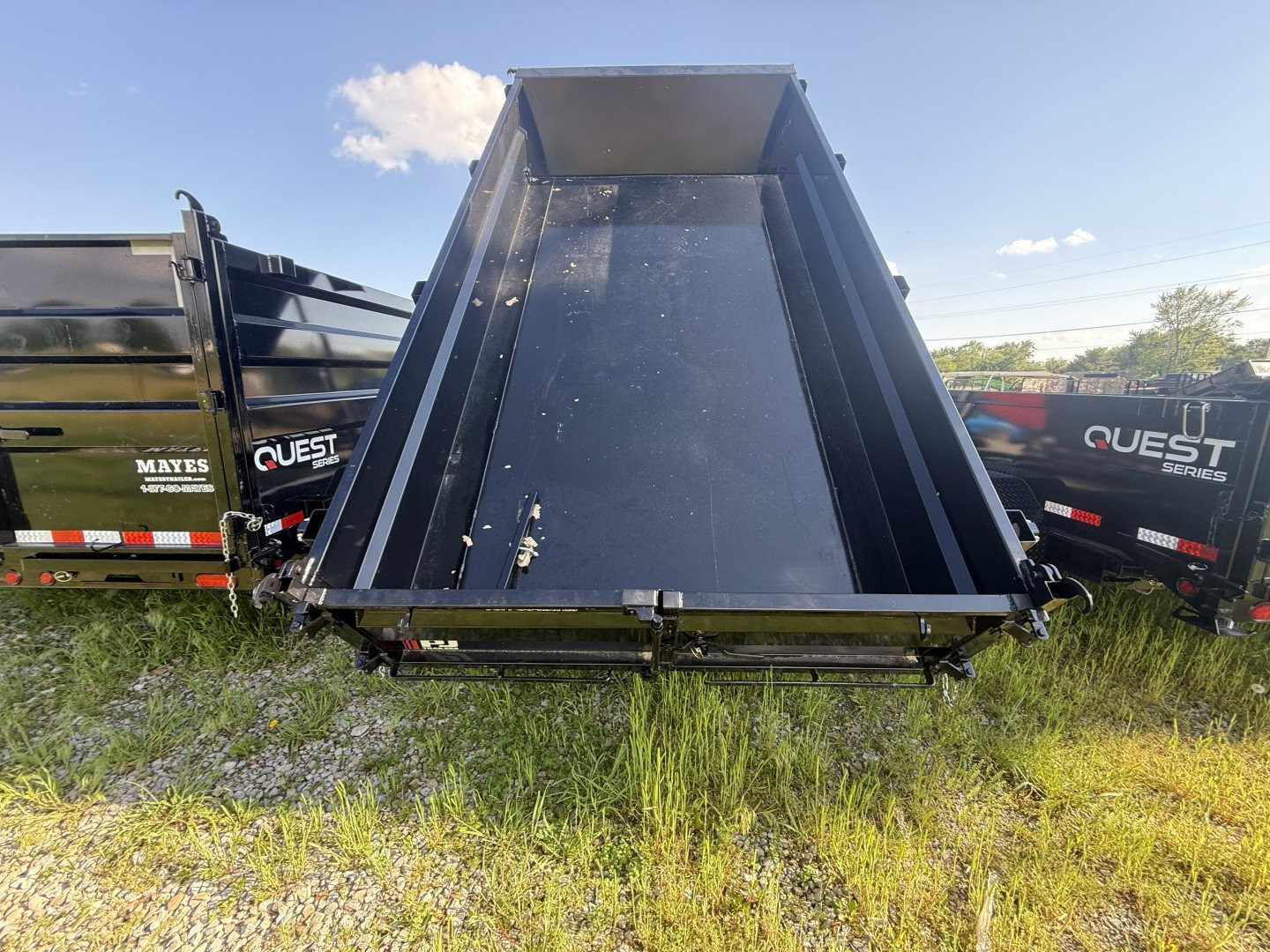 New 2026 PJ Trailers DT142 Dump Trailer 83X14 TA TELESCOPIC (GVW:14000) BLACK