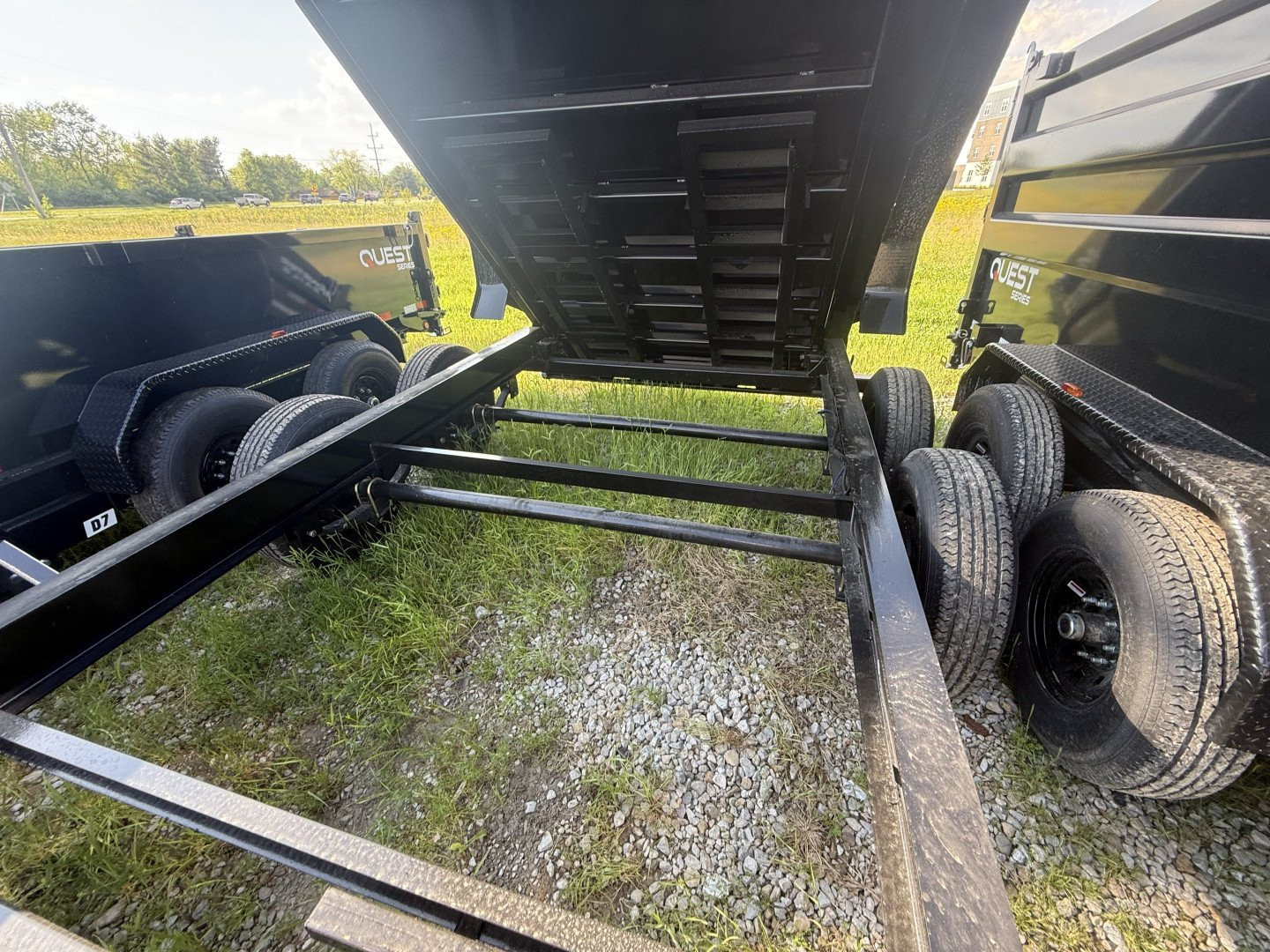 New 2026 PJ Trailers DT142 Dump Trailer 83X14 TA TELESCOPIC (GVW:14000) BLACK