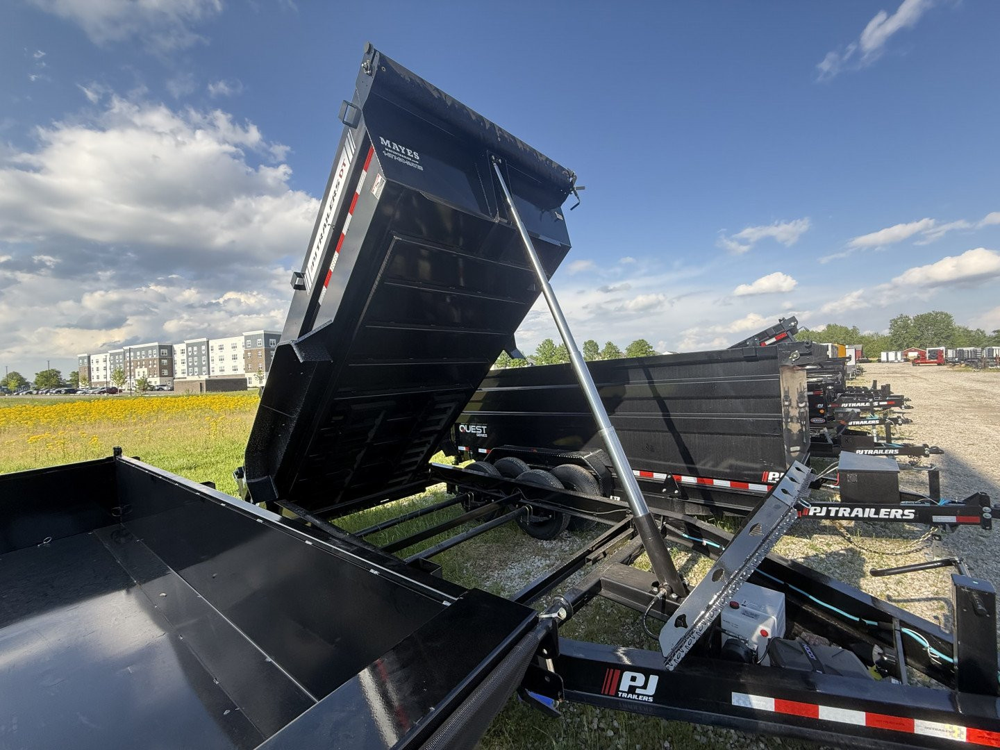 New 2026 PJ Trailers DT142 Dump Trailer 83X14 TA TELESCOPIC (GVW:14000) BLACK