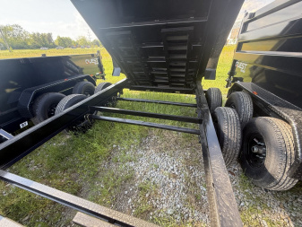 New 2026 PJ Trailers DT142 Dump Trailer 83X14 TA TELESCOPIC (GVW:14000) BLACK