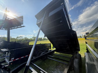 New 2026 PJ Trailers DT142 Dump Trailer 83X14 TA TELESCOPIC (GVW:14000) BLACK