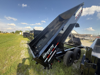 New 2026 PJ Trailers DT142 Dump Trailer 83X14 TA TELESCOPIC (GVW:14000) BLACK