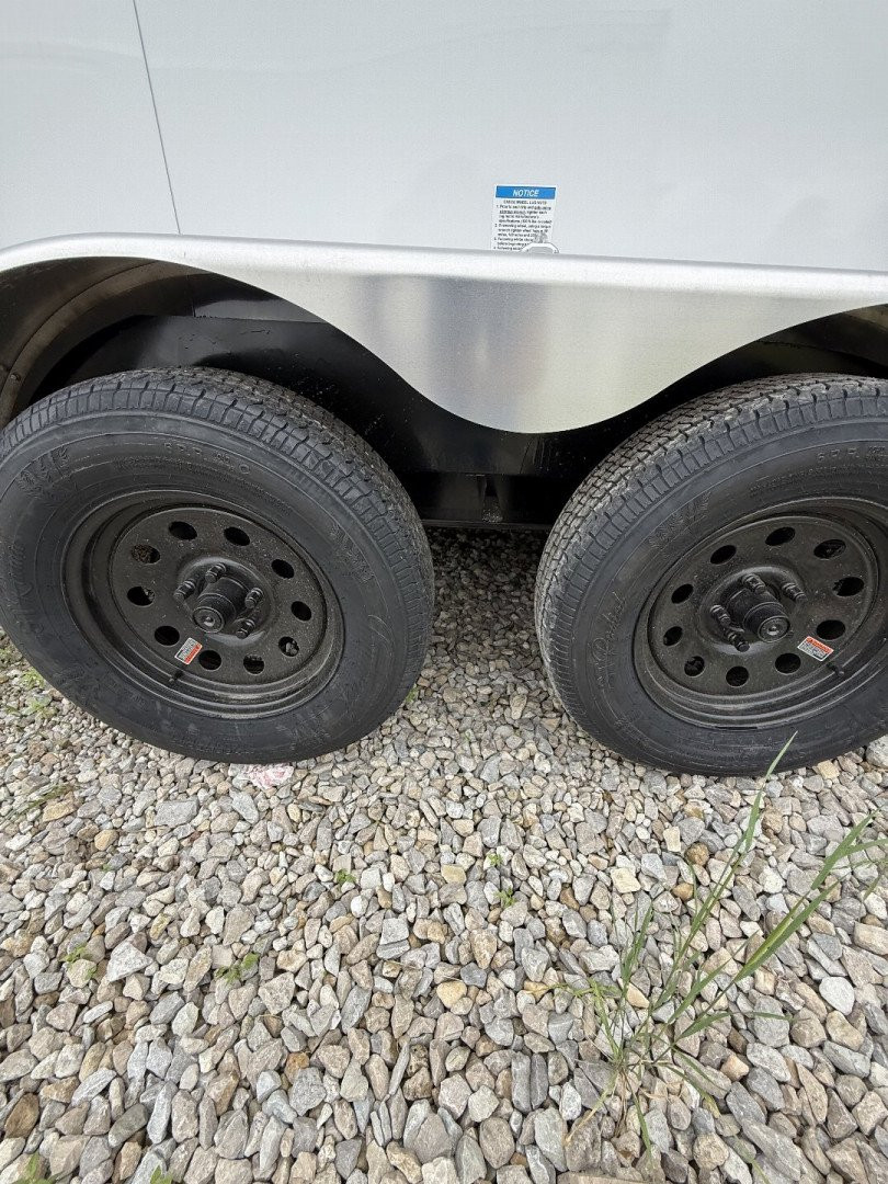 New 2025 Cargo Mate BL716TA2-24 Cargo / Enclosed Trailer 7X16 TA RAMP DOOR (GVW:7000) WHITE