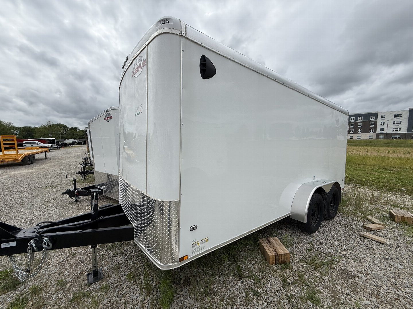 New 2025 Cargo Mate BL716TA2-24 Cargo / Enclosed Trailer 7X16 TA RAMP DOOR (GVW:7000) WHITE
