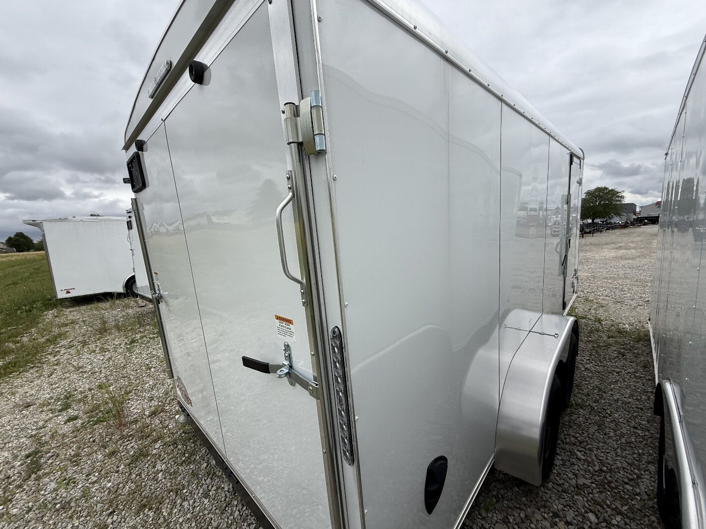 New 2025 Cargo Mate BL716TA2-24 Cargo / Enclosed Trailer 7X16 TA RAMP DOOR (GVW:7000) WHITE
