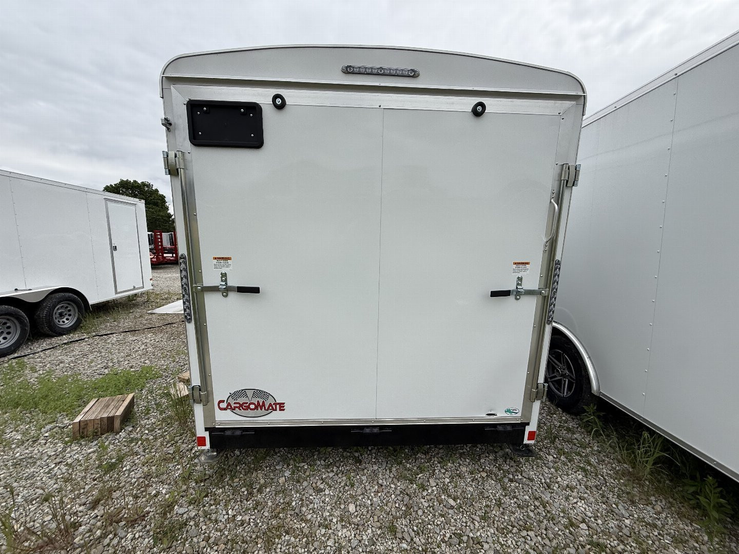 New 2025 Cargo Mate BL716TA2-24 Cargo / Enclosed Trailer 7X16 TA RAMP DOOR (GVW:7000) WHITE