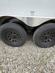 New 2025 Cargo Mate BL716TA2-24 Cargo / Enclosed Trailer 7X16 TA RAMP DOOR (GVW:7000) WHITE