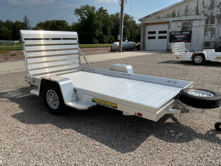 New 2026 Aluma 6810S-STG Utility Trailer