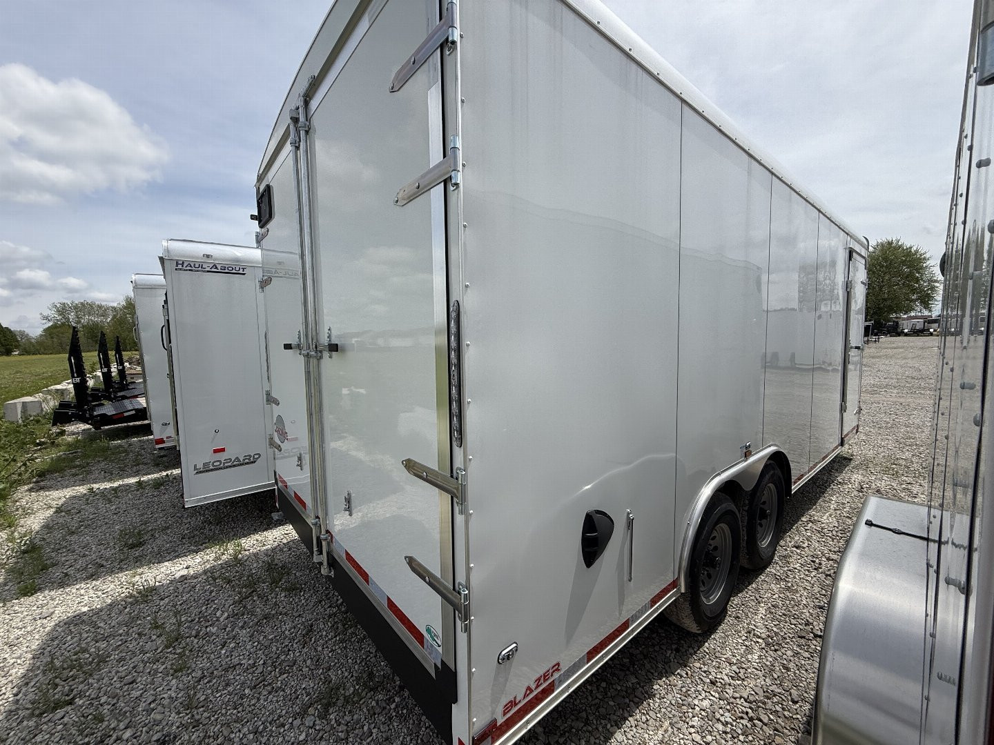 New 2025 Cargo Mate BL8520TA5-24 Cargo / Enclosed Trailer 102X20 TA DOUBLE DOOR (GVW:14000) WHITE