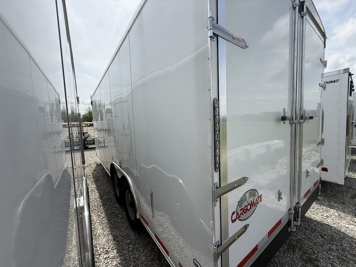New 2025 Cargo Mate BL8520TA5-24 Cargo / Enclosed Trailer 102X20 TA DOUBLE DOOR (GVW:14000) WHITE