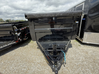 New 2025 PJ Trailers DM162 Dump Trailer 83x16 TA (GVW:14000) BLACK