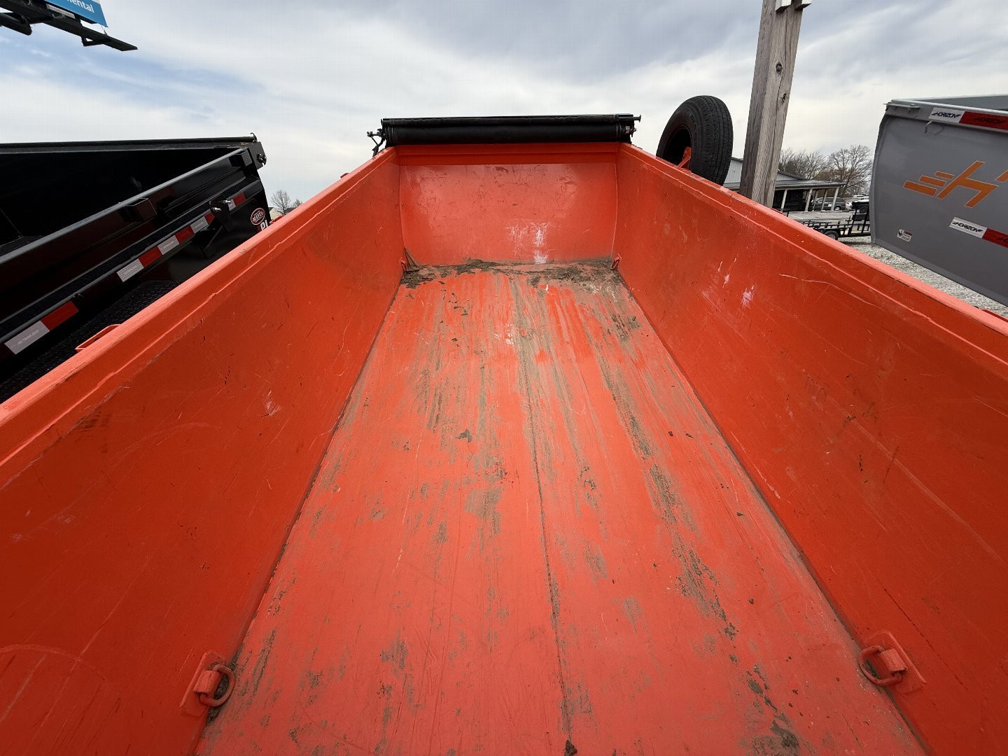 New 2024 Horizon Trailers 12' HZ6 LEGACY Dump Trailer 72X12 TA (GVW:10900) BLACK/ORANGE