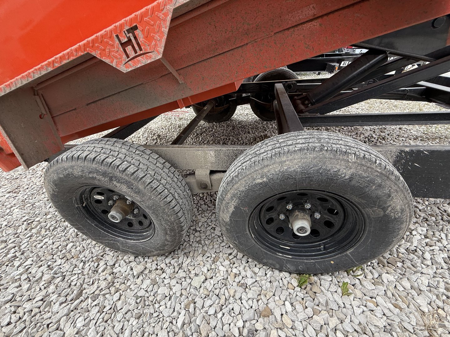 New 2024 Horizon Trailers 12' HZ6 LEGACY Dump Trailer 72X12 TA (GVW:10900) BLACK/ORANGE