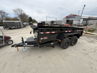New 2025 PJ Trailers Dump Trailer 72X12 TA (GVW:9899)BLACK