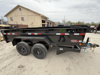 New 2025 PJ Trailers Dump Trailer 72X12 TA (GVW:9899)BLACK