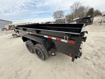 New 2025 PJ Trailers Dump Trailer 72X12 TA (GVW:9899)BLACK